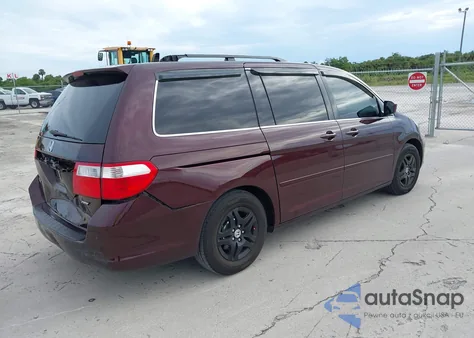 2007 Honda Odyssey Ex z USA, uszkodzony, nr VIN 5FNRL38437B061636